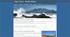 Desktop Screenshot of cape-town.at