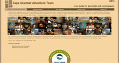 Desktop Screenshot of gourmet.cape-town.info